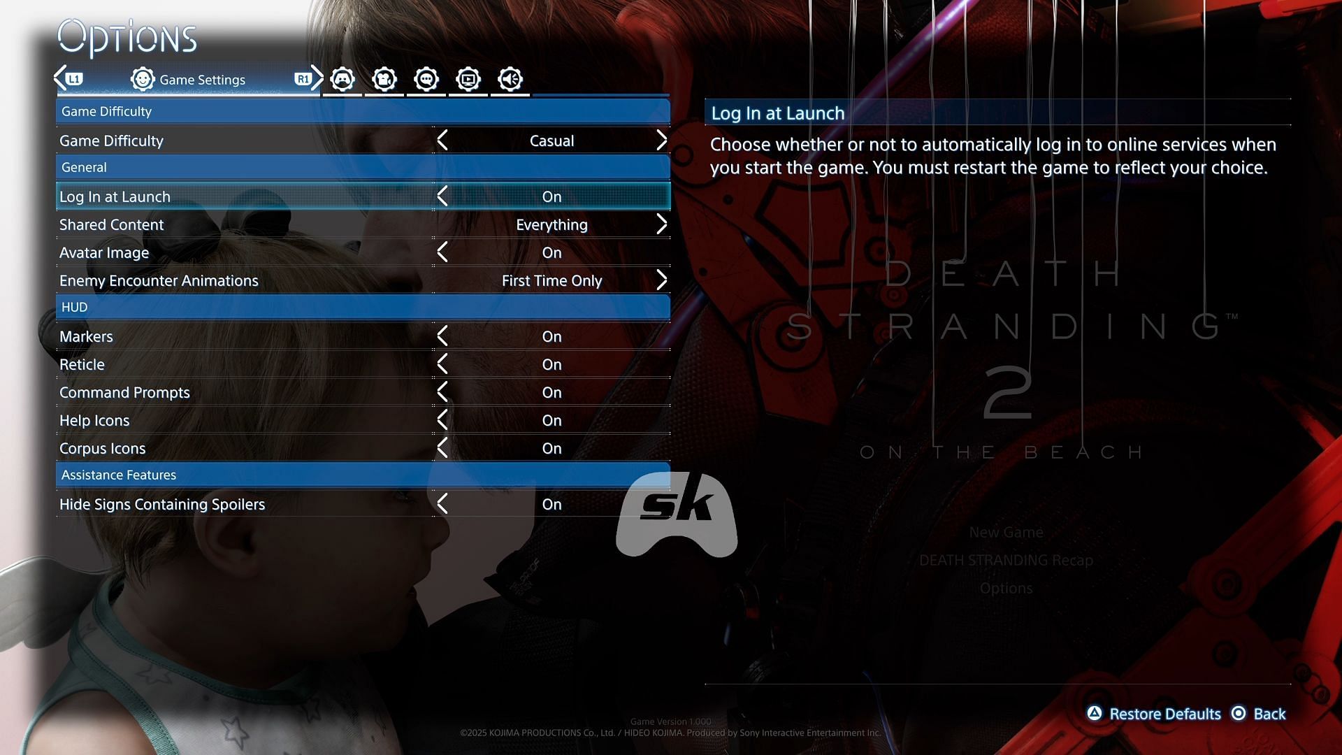 Adjust according to your preference (Image via Sportskeeda Gaming /Sony Interactive Entertainment)